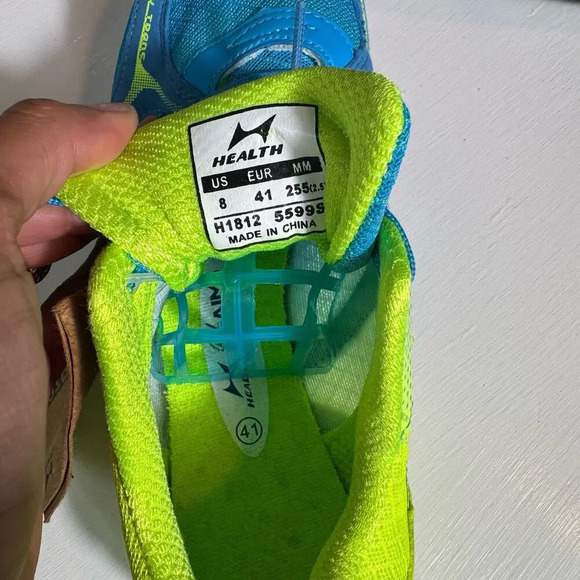 HEALTH Women's Men's Track & Field Shoes Spike Running Mesh Breathable Sz 8 - Picture 6 of 10